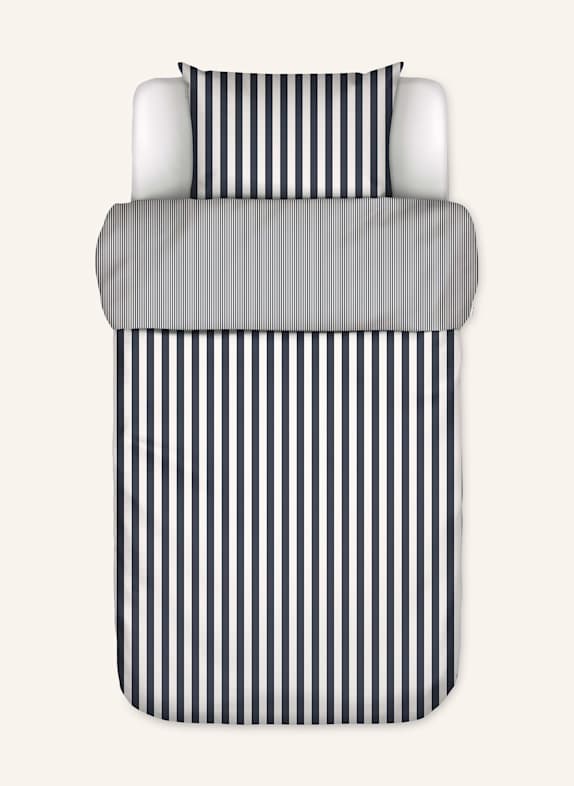 Marc O'Polo Bettwäsche CLASSIC STRIPE BLAU