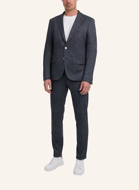 ZUITABLE Anzugssakko DINICK Slim Fit aus Jersey DUNKELGRAU