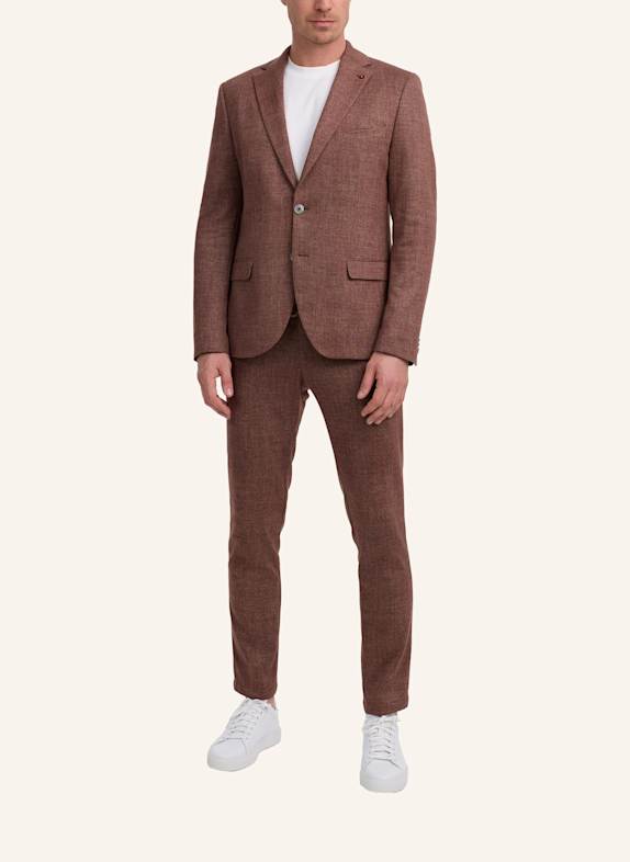 ZUITABLE Anzugssakko DINICK Slim Fit aus Jersey ROT