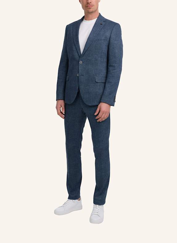 ZUITABLE Anzugssakko DINICK Slim Fit aus Jersey DUNKELBLAU