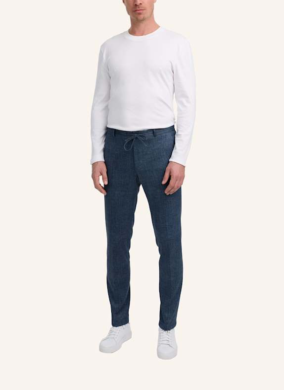 ZUITABLE Anzughose DISPARTAFLEX Slim Fit aus Jersey DUNKELBLAU