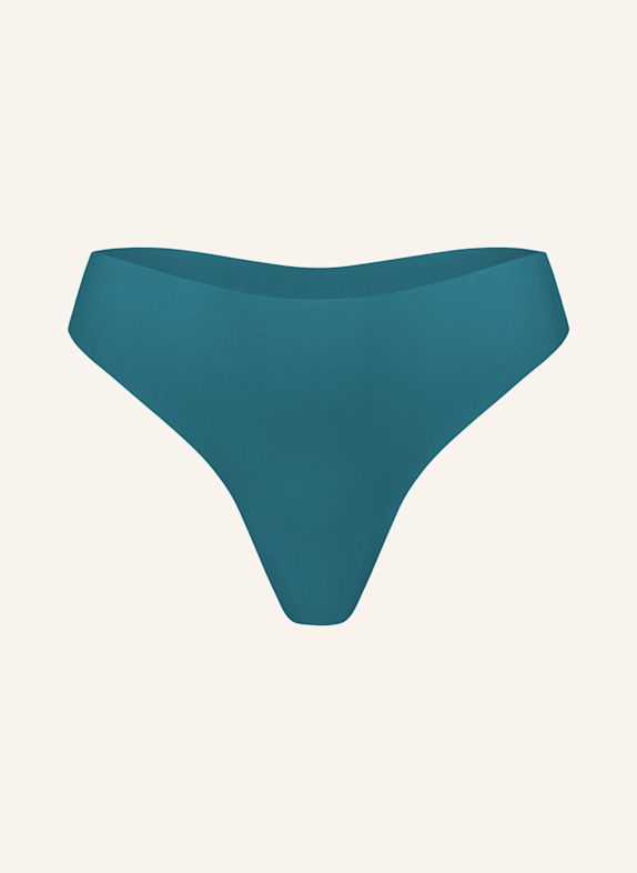 erlich textil Light Touch String mit weichem Modal - nahtlose Kanten BLAU / GRÜN