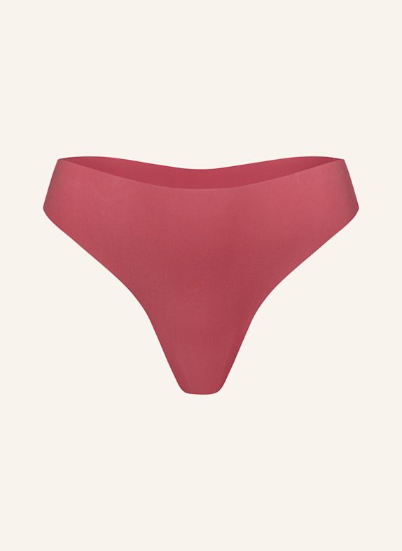 erlich textil 3er Pack Light Touch String mit weichem Modal - nahtlose Kanten ROSA / ROT