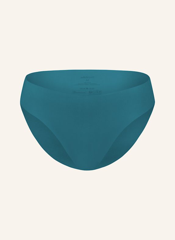 erlich textil Light Touch Slip mit weichem Modal - nahtlose Kanten BLAU / GRÜN