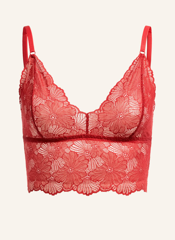 erlich textil Bustier CLASSY LACE BRALETTE TOP ROT