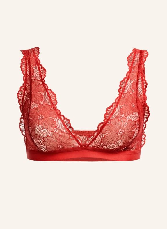 erlich textil Bustier CLASSY LACE BRALETTE ROT