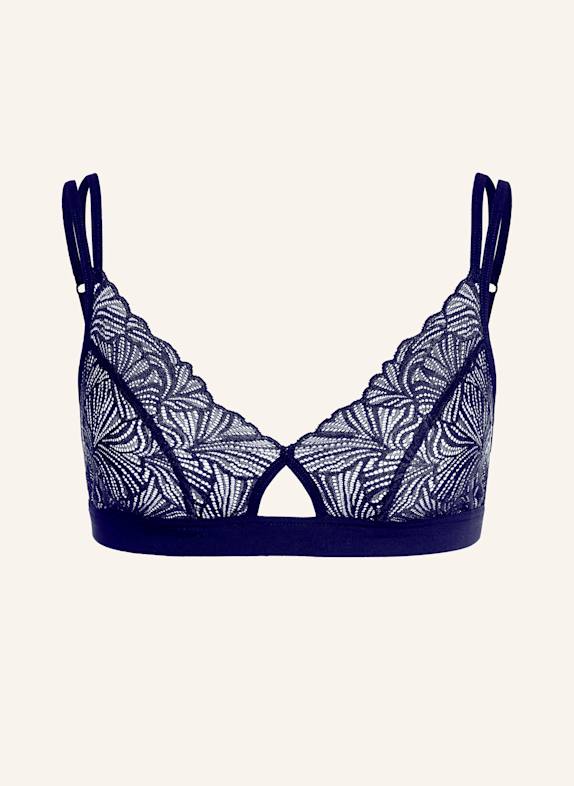 erlich textil Bustier FLUID LACE CUT-OUT BRALETTE BLAU