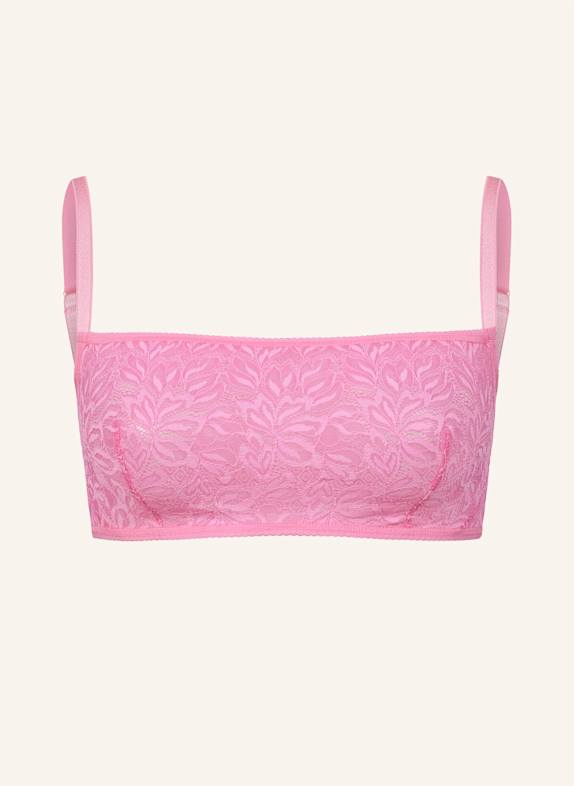 erlich textil Bustier ICONIC LACE BANDEAU BRALETTE ROSA
