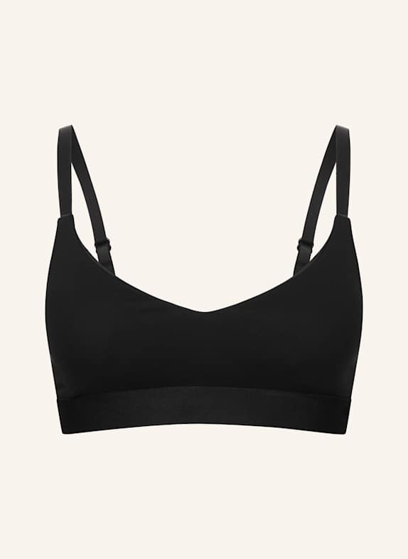 erlich textil Bustier CASUAL COTTON BRALETTE SCHWARZ