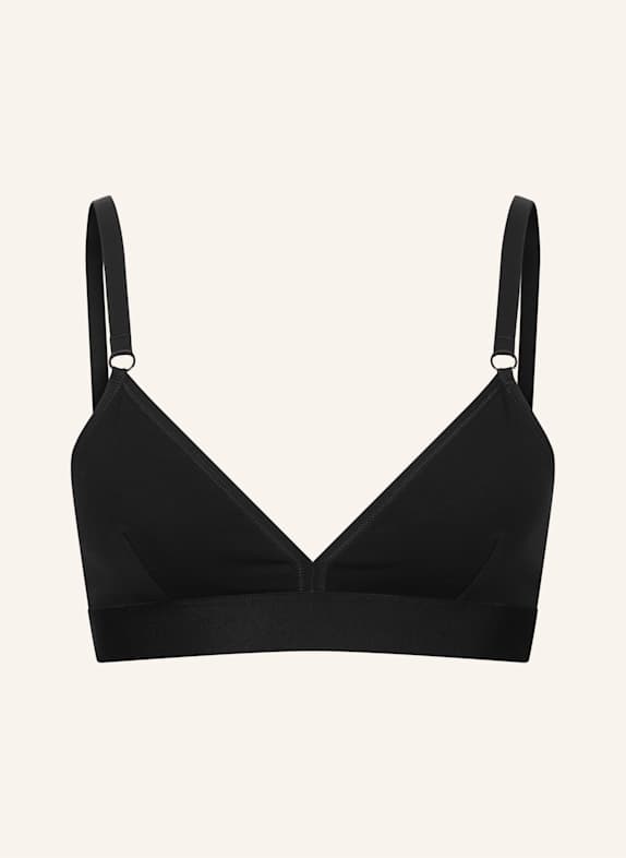 erlich textil Bustier CASUAL COTTON TRAINGEL BRALETTE SCHWARZ