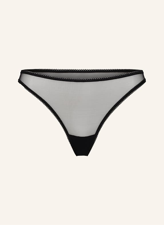 erlich textil String ICONIC MESH STRING SCHWARZ