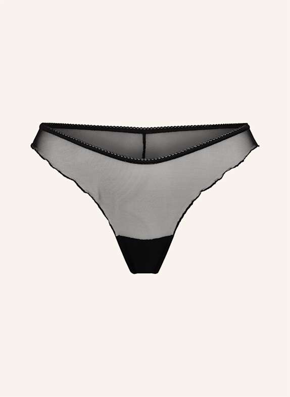 erlich textil String ICONIC MESH BRAZIL STRING SCHWARZ