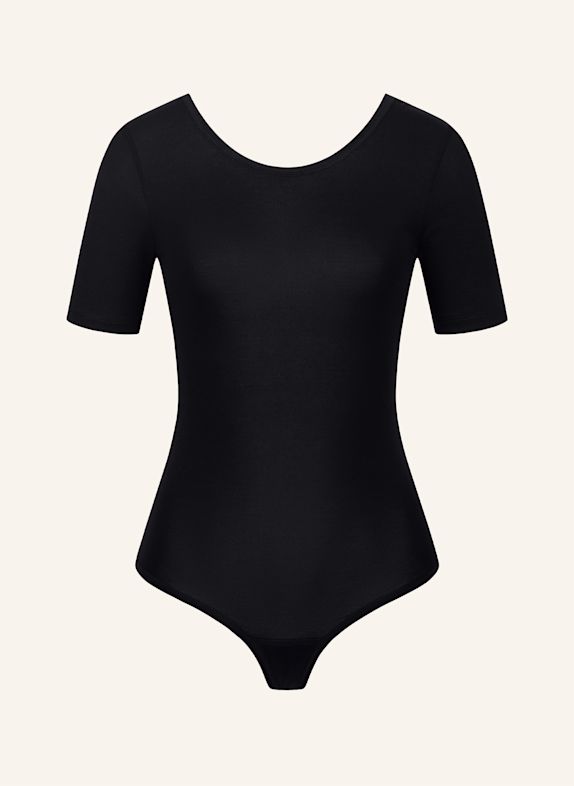 erlich textil Light Touch Body mit Rückenausschnitt aus weichem Lyocell SCHWARZ