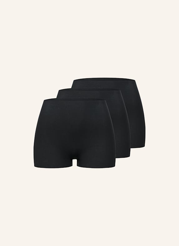 erlich textil erlich textil 3 PACK - SEAMLESS Slip Panty LIGHT TOUCH PANTY IM 3er PACK SCHWARZ