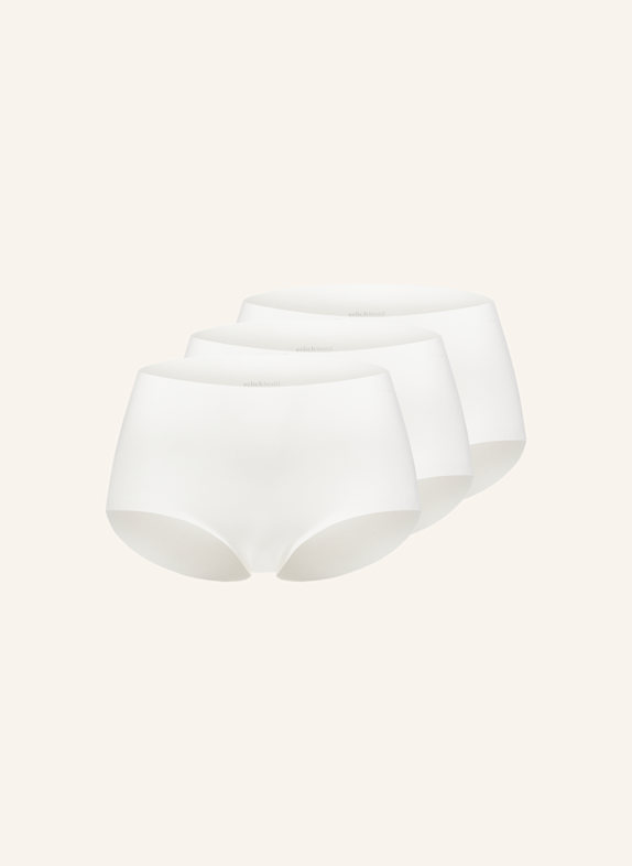 erlich textil erlich textil 3 PACK - SEAMLESS HIGH WAIST Slip Light Touch High Waist SLIP IM 3er PACK WEISS