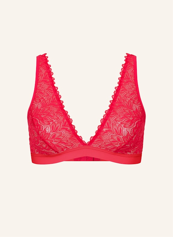 erlich textil BH DREAMY LACE PLUNGE BRA ROT