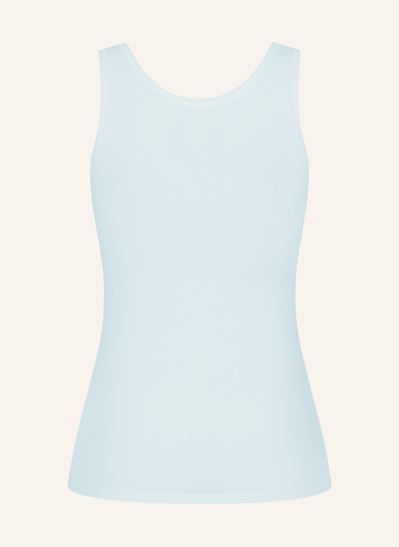 erlich textil Light Touch Tanktop aus weichem Lyocell, seidig fein elastisch BLAU