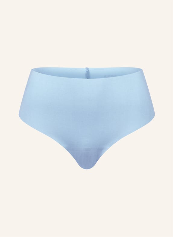 erlich textil Light Touch High Waist Brazil String aus weichem Modal - nahtlose Kanten BLAU