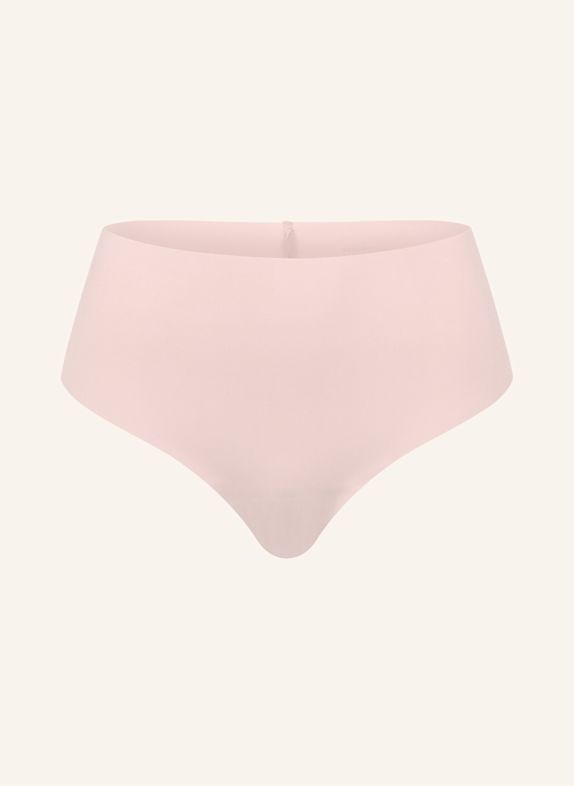 erlich textil 3er Pack Light Touch High Waist Brazil String aus weichem Modal - nahtlose Kanten ROSA / ROT
