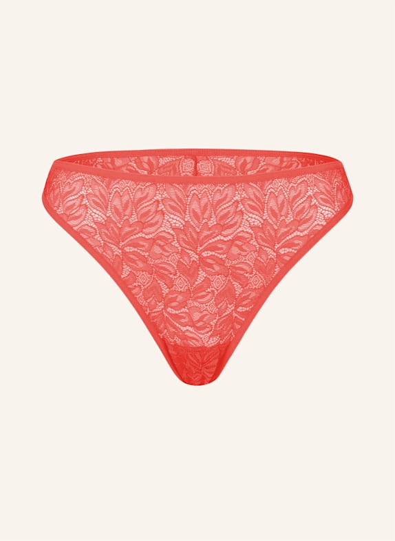 erlich textil Dreamy Lace Brazil Slip aus nachhaltiger Spitze - atmungsaktiv ORANGE