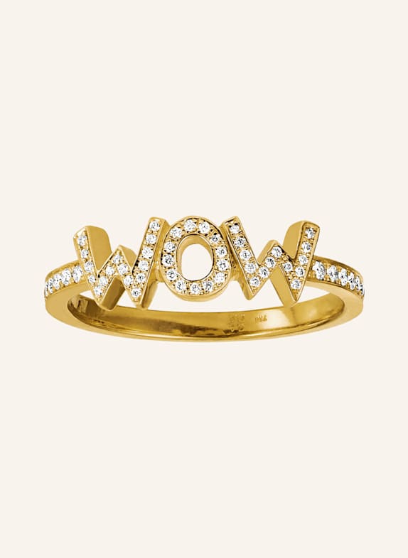 CADA Ring WOW MOM GOLD