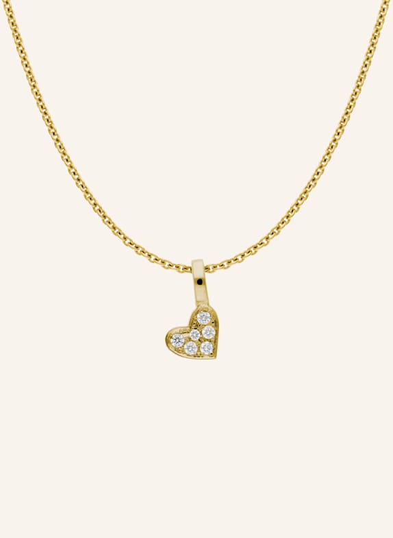 CADA Kette TINY HEART GOLD