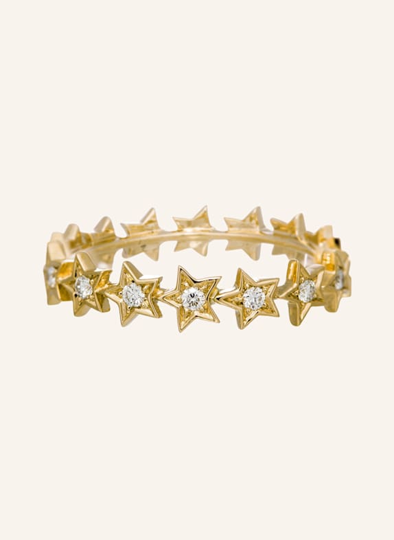 CADA Ring MILKY WAY GOLD
