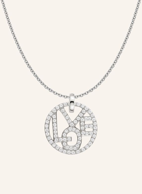 CADA Kette MINI LOVE WEISSGOLD