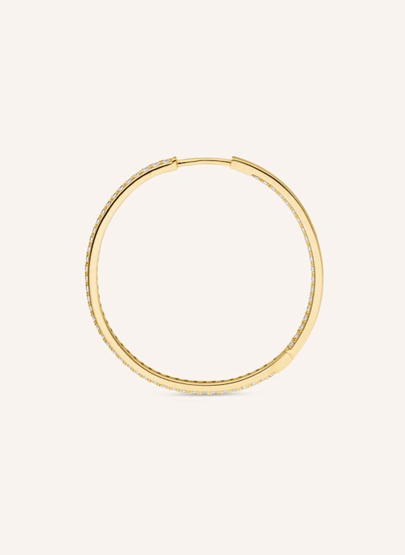 VEYNOU Creolen CLEO Big aus 14 Karat Gelbgold und 1,60ct. Lab-Grown Diamanten GOLD