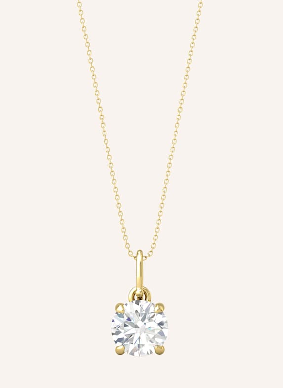 VEYNOU Halskette ELLA aus 14 Karat Gelbgold und 0,50ct. Diamanten GOLD