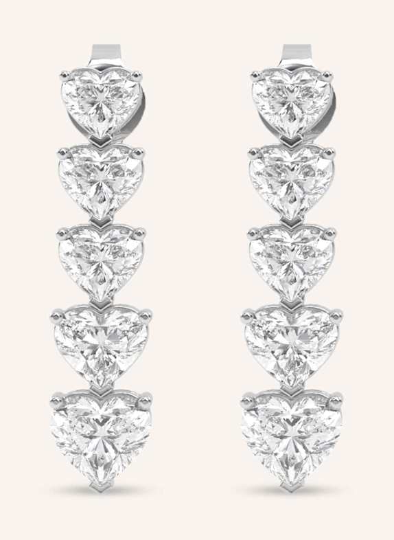 VEYNOU Ohrhänger CARA aus 14 Karat Weißgold und 3,20ct. Lab-Grown Diamanten WEISSGOLD