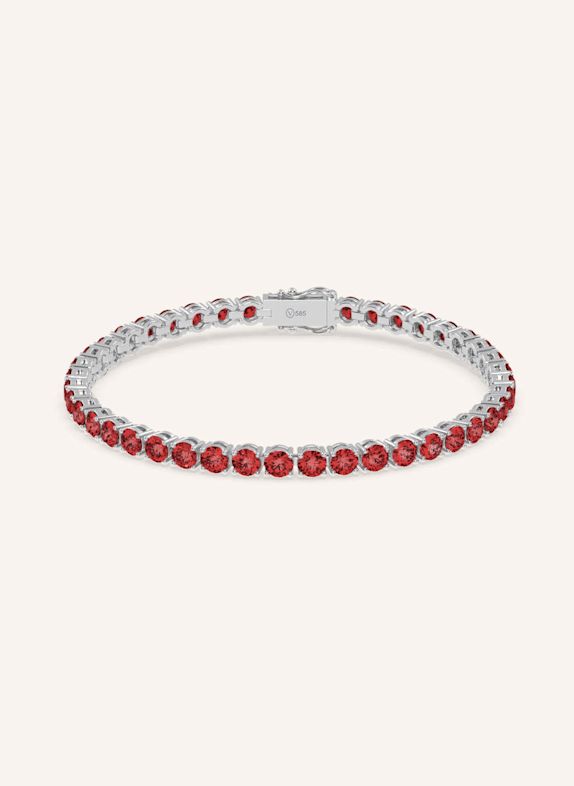 VEYNOU Tennisarmband VELVET aus 14 Karat recyceltem Weißgold und 7,20ct. Rubine WEISSGOLD