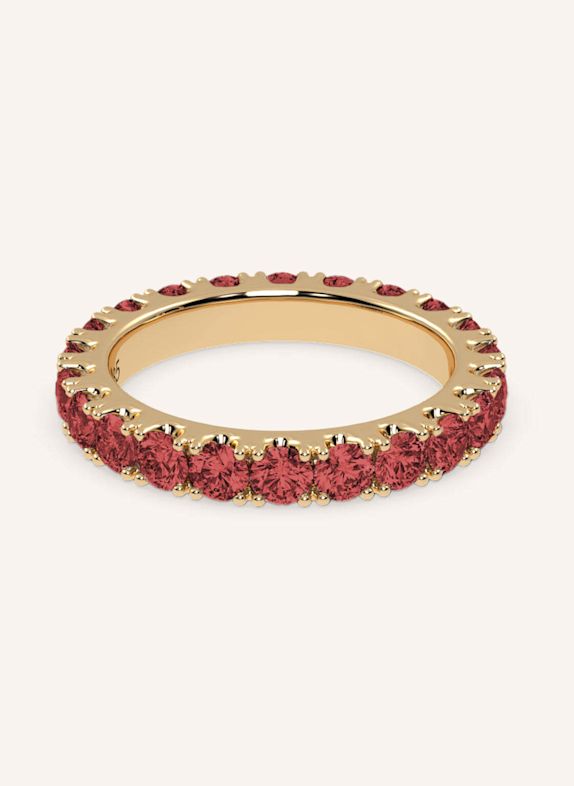 VEYNOU Ring VELVET MEMORY aus 14 Karat Gelbgold und 2,70ct. Rubine GOLD