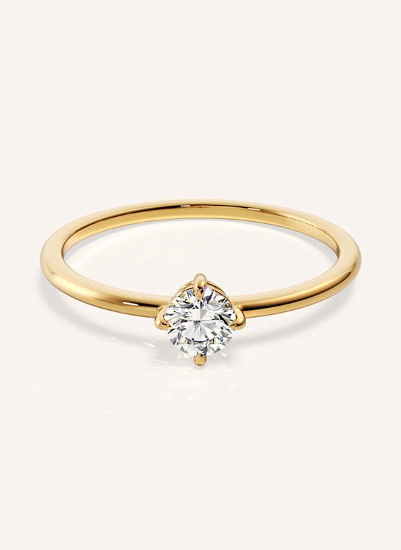 VEYNOU Verlobungsring ELIAN aus 18 Karat Gelbgold und Lab-Grown Diamant GOLD