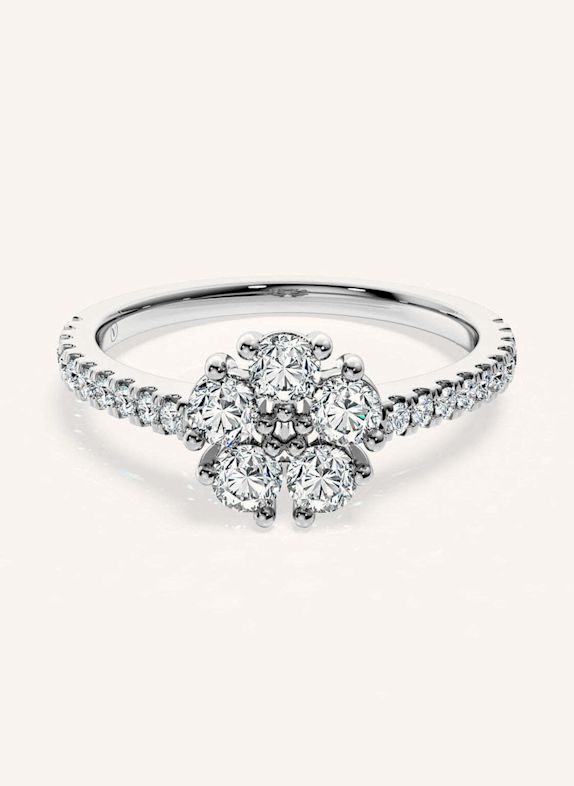 VEYNOU Ring PAVÉ aus 14 Karat Weißgold und 0,74ct. Lab-Grown Diamanten WEISSGOLD