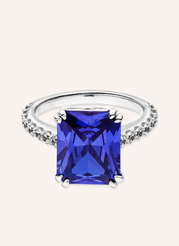 VEYNOU Ring NALU aus 14 Karat Weißgold und 5,0ct. Saphir und Lab-Grown Diamanten WEISSGOLD