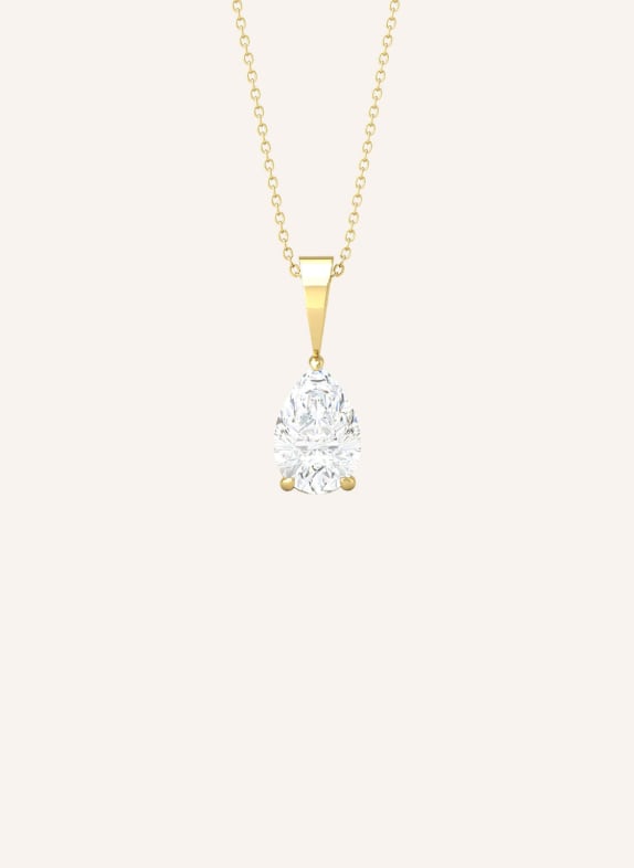 VEYNOU Halskette LIV aus 14 Karat Gelbgold und 0,25ct. Diamanten GOLD