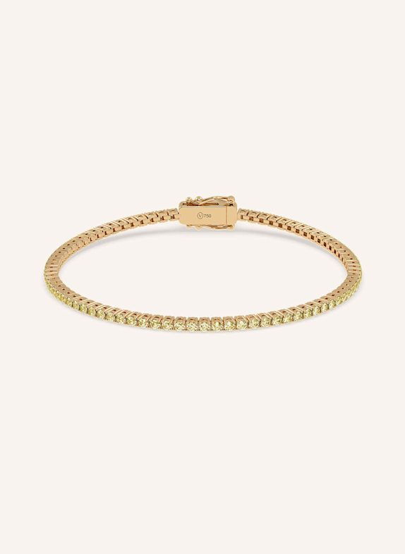 VEYNOU Tennisarmband aus 18 Karat Gelbgold und 1,90ct. Gelben Diamanten GOLD