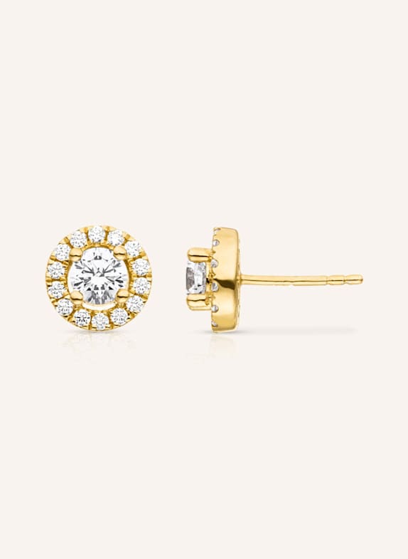 VEYNOU Ohrstecker CAMILLA aus 14 Karat Gelbgold und 0,80ct. Diamanten GOLD