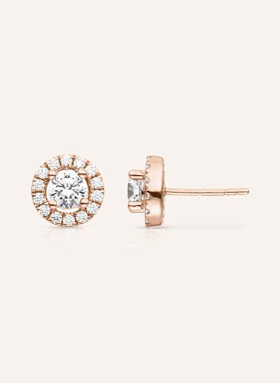 VEYNOU Ohrstecker CAMILLA aus 14 Karat Roségold und 0,80ct. Diamanten ROSÉGOLD