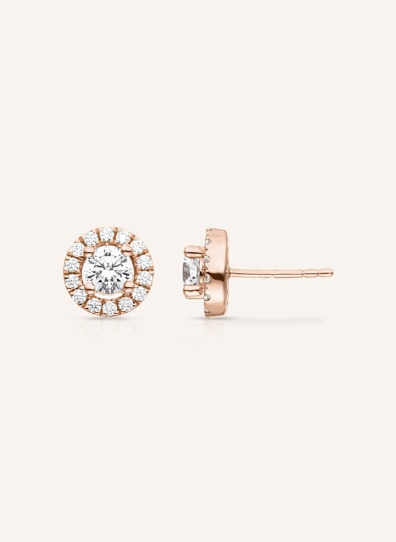 VEYNOU Ohrstecker CAMILLA aus 14 Karat Roségold und 0,32ct. Diamanten ROSÉGOLD