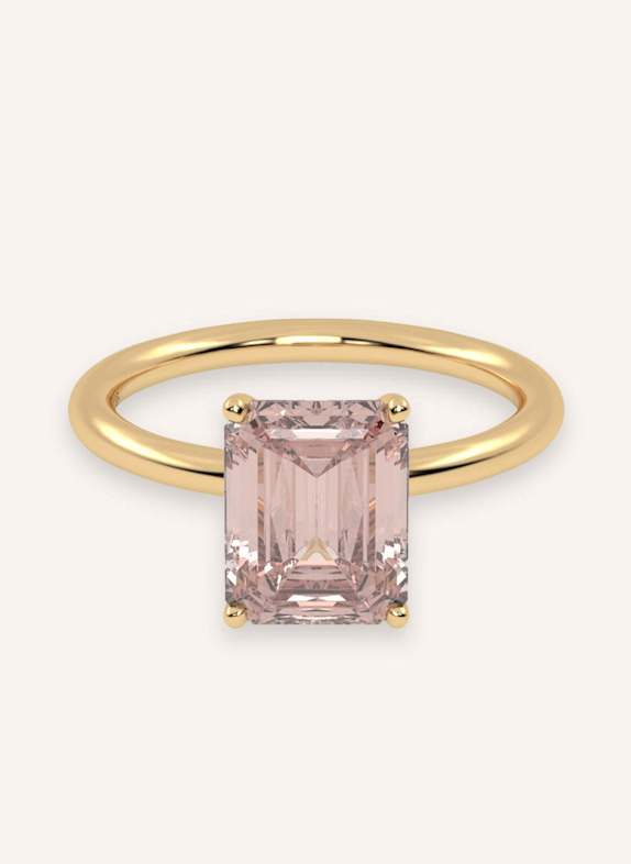 VEYNOU Ring ROSIE aus 14 Karat Gelbgold und 2.00ct. lab-grown Morganit GOLD