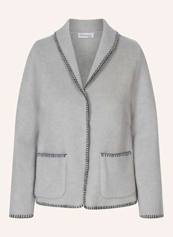 yellamaris Hausjacke HELLGRAU/ GRAU