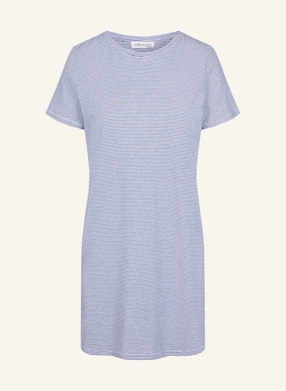 yellamaris Nachthemd mit kurzem Arm BLAUGRAU/ BLAU/ HELLBLAU