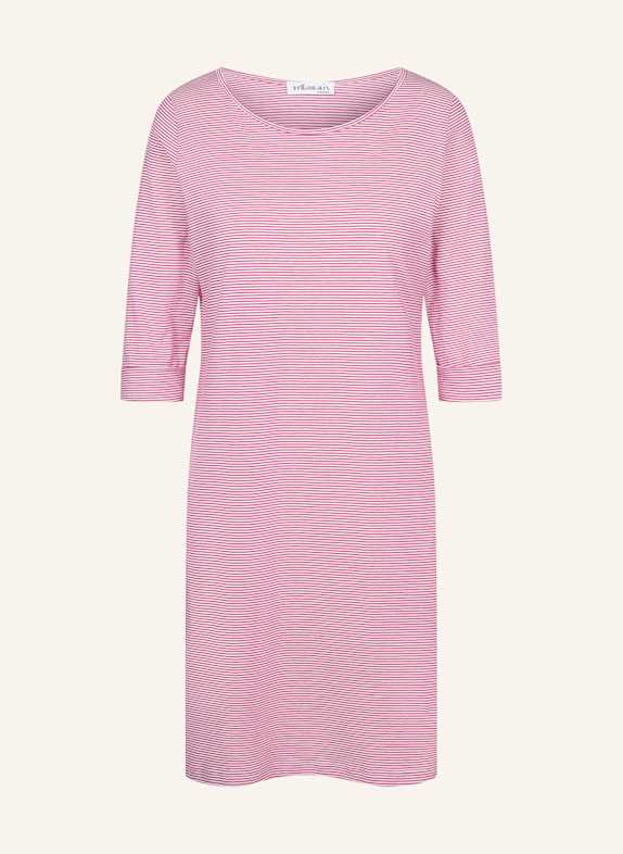 yellamaris Nachthemd mit 3/4 Arm ROT