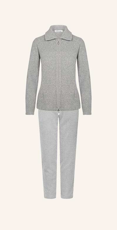 yellamaris Hausanzug GRAU/ HELLGRAU