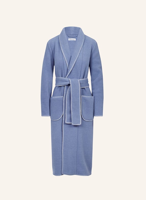 yellamaris Hausmantel BLAUGRAU/ BLAU/ HELLBLAU