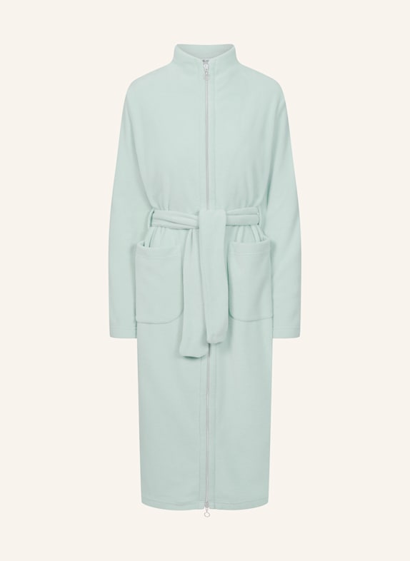 yellamaris Hausmantel HELLGRÜN/ MINT