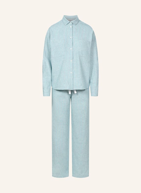 yellamaris Schlafanzug MINT/ GRÜN/ DUNKELGRÜN/ HELLGRÜN