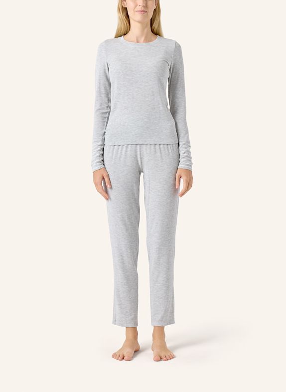 yellamaris Pyjama HELLGRAU / GRAU